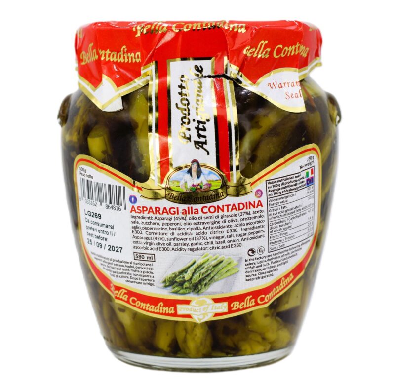 Szparagi Zielone "Alla Contadina" w Zalewie - 580ml
